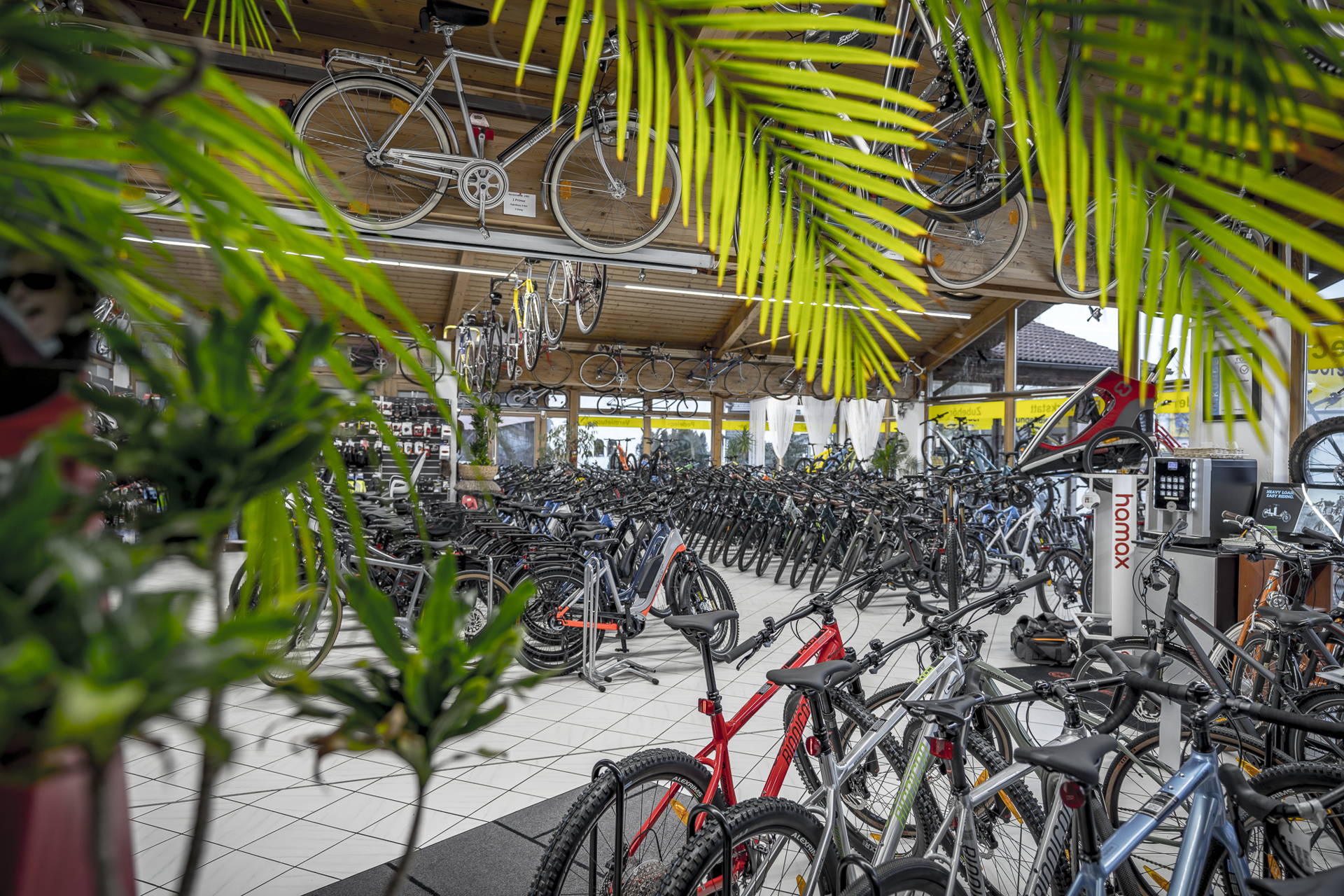 Boettcher Fahrradladen Verkaufsraum in Illertissen